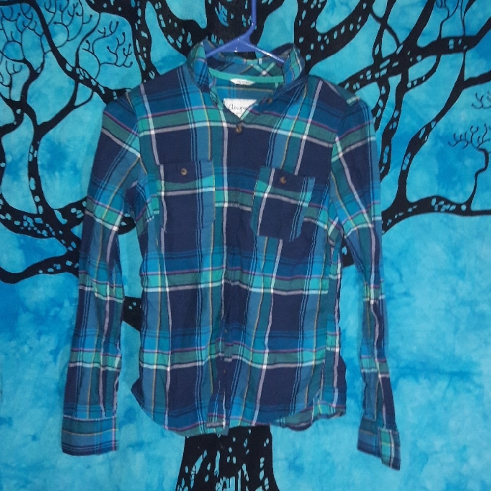 Aeropostale blue flannel
